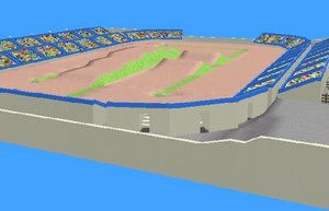 The stadium is 150% bigger now