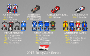 17 liveries + 1 blank car (so far)