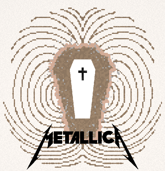 With Metallica logo