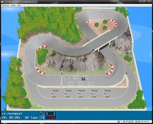 Gene Rally running in VirtualBox (Windows XP) under Windows 7 in 1152x864